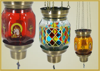MOVING OIL LAMP DECORATED